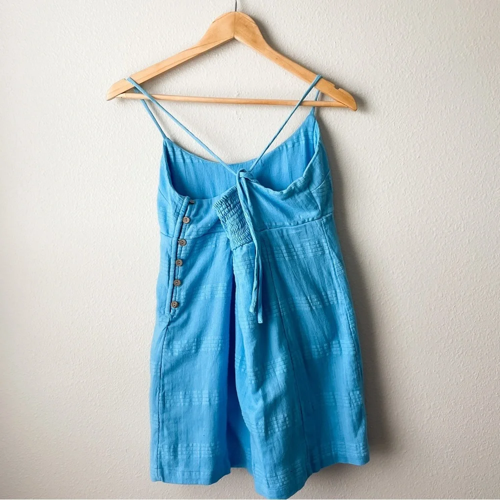 FP Blue Skort Romper with Spaghetti Straps NWOT - Picture 3 of 8